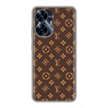 Чехлы Луи Витон для Realme C55 (AlphaPrint - LOUIS VUITTON) (фон LOUIS VUITTON)