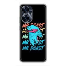 Чехлы Мистер Бист для Реалми С55 (logo Mr beast)