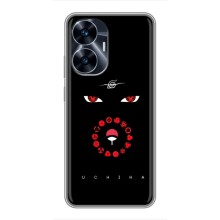 Чехлы на тему: Итачи Учиха для Realme C55 (AlphaPrint) (глаза Итачи)
