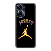 Чехлы для Realme C55 - с картинкой JORDAN (AlphaPrint) (Jordan Gold)
