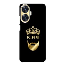 Чехол (Корона на чёрном фоне) для Реалми с55 – KING