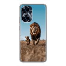 Чехол Король лев на Реалми С55 – Мусафа и Симба