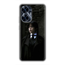 Чехол с дизайном Венздей 2 на Realme C55 – Уэнсдей в костюме