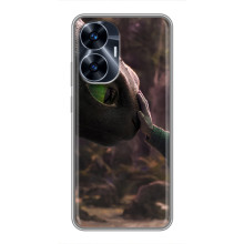 Чехол как приручить дракона на Realme C55 – Сцена з драконом