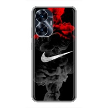 Чехол с логотипом Найк на Realme C55