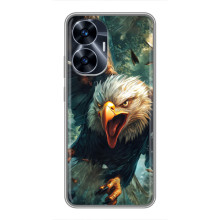 Чехол с картинкой «Хищники» для Realme C55 – Орёл