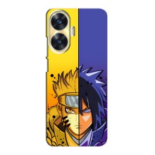 Купить Чехлы на телефон с принтом Anime для Реалми с55 – Naruto Vs Sasuke