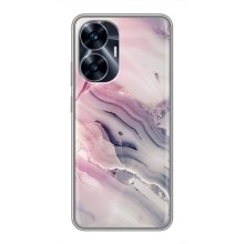 Мраморный чехол на Realme C55 (VPrint) (Пурпурный Мрамор)