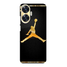 Силиконовый Чехол Nike Air Jordan на Реалми с55 (Джордан 23)