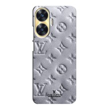 Текстурный Чехол Louis Vuitton для Реалми с55 (Белый ЛВ)