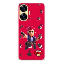 Бампер (ТПУ) з принтом Brawl Stars на Реалмі С56 – Кольт на червоному