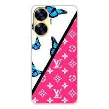 Брендновые Чехлы для Realme C56 - (PREMIUMPrint) (Мода LV)