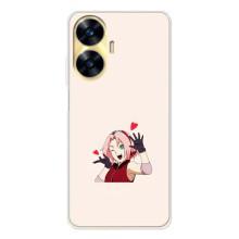 Чехлы Персонажи Аниме Наруто для Realme C56 (AlphaPrint)