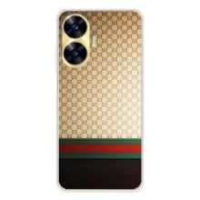 Чехлы Бренд GUCCI для Realme C56 – Фон Гуччи