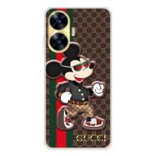 Чехлы Бренд GUCCI для Realme C56 – Маус Гуччи