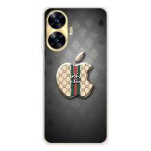 Чехлы ГУЧЧИ для Реалми С56 (AlphaPrint) (Apple gucci)