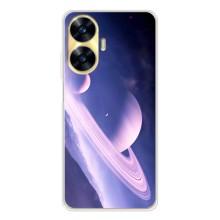Чехлы КОСМОС для Realme C56 – Планета в космосе