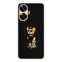 Чехлы Мишка Тедди для Реалми С56 – GUCCI Teddy