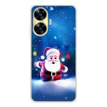 Чехлы на Новый Год Realme C56 – Маленький Дед Мороз