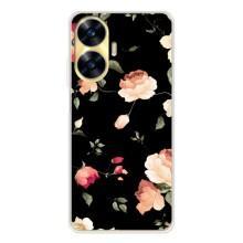 Чехлы с Цветами для Realme C56 (VPrint) (Розочки)