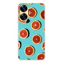 Чехлы с Фруктами для Realme C56 (VPrint) (Грейпфрут)