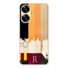 Чехлы с Гарри Поттером для Realme C56 (AlphaPrint) – обложка Гарри Поттера