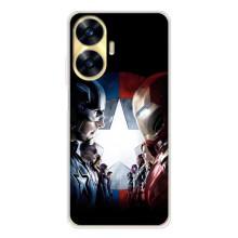 Чехлы с героями Марвел Realme C56 (VPrint)