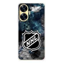Чехлы с принтом Спортивная тематика для Realme C56 – NHL хоккей