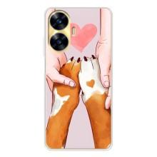Чехлы с собаками для Realme C56 (VPrint)