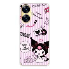 Чехлы с топовыми принтами для Реалми С56 (Куроми сидит)