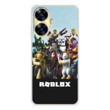 Чехлы с топовыми принтами для Реалми С56 (ROBLEX)