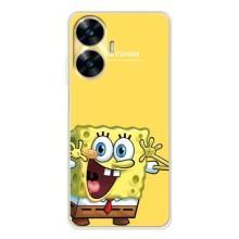 Чехол Губка Боб для Реалми С56 (Губка Боб)