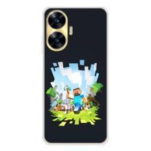 Чохол Майнкрафт на Realme C56 (AlphaPrint) Minecraft