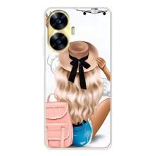 Чехол с печатью для Realme C56 - (Мода) (AlphaPrint) (Путешествие)