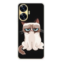 Чехол на тематику: Коты для Realme C56 (Взгляд кота)