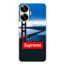 Чехол для Realme C56 с картинкой Supreme (AlphaPrint)