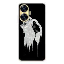 Чехол с Короной Реалми С56 - (AlphaPrint) (Принцесса)