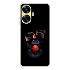 Чехол с Обезьянами Realme C56 - (AlphaPrint)