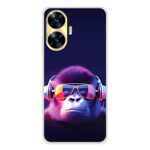 Чехол с Обезьянами Realme C56 - (AlphaPrint)