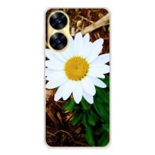 Чохол з ромашками на Realme C56 – Біла ромашка