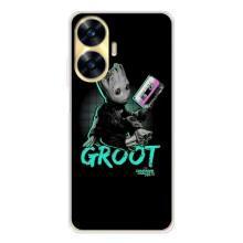 Чехол Супергерои Марвел на Реалми С56 – Groot