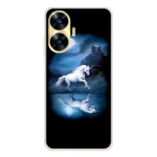 Чехол Unicorn на Realme C56 (Единорог)