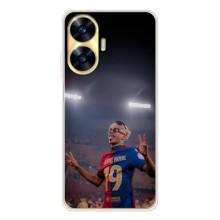 Чехол с футболистом Ламин Ямаль Realme C56 (Ямаль на стадионе)