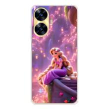 Чехол Рапунцель для Realme C56 – Рапунцель в замке