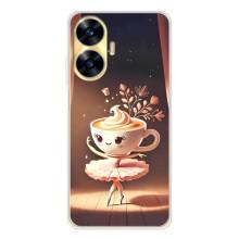 Чехол с мемом Тралалело тралала на Realme C56 – Балерина капучина