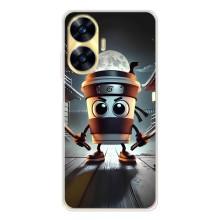 Чехол с мемом Тралалело тралала на Realme C56 – Капучино асасино