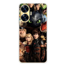 Чехол как приручить дракона на Realme C56 – Персонажи дракона