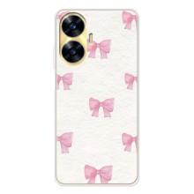 Чохол з бантиками на Реалмі С56 (Великі бантики)
