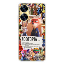 Чехол Зоотрополіс на Realme C56 – Коллаж Зоо