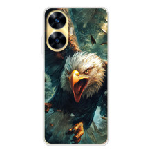 Чехол с картинкой «Хищники» для Realme C56 – Орёл